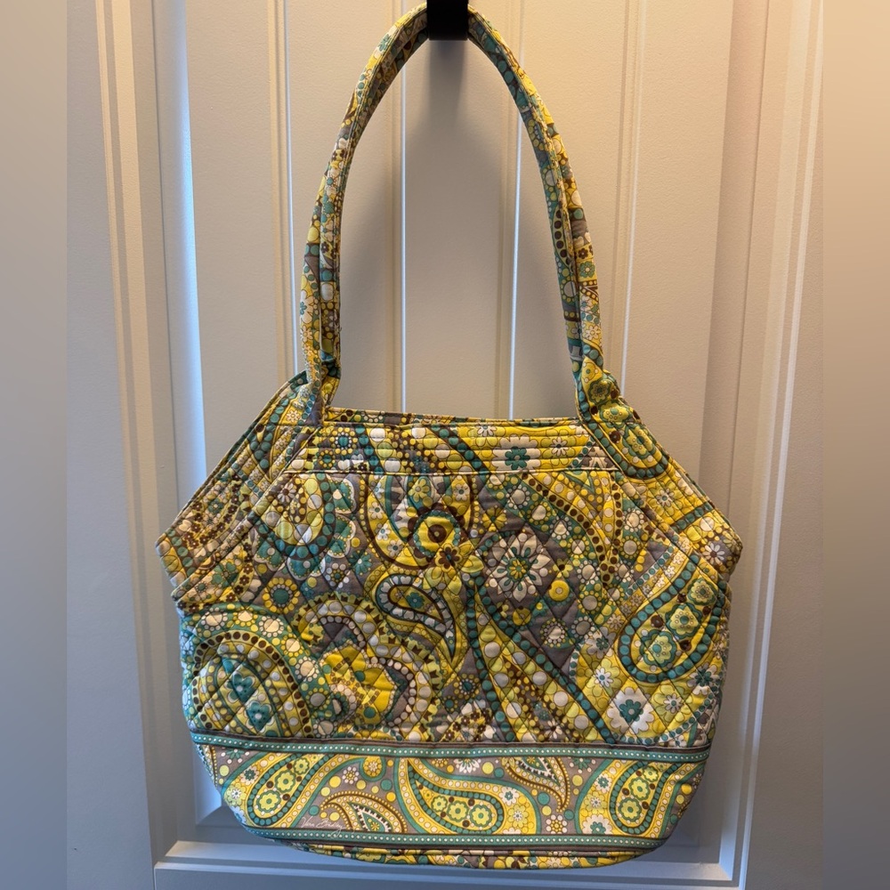 Vera Bradley Lemon Parfait Tote